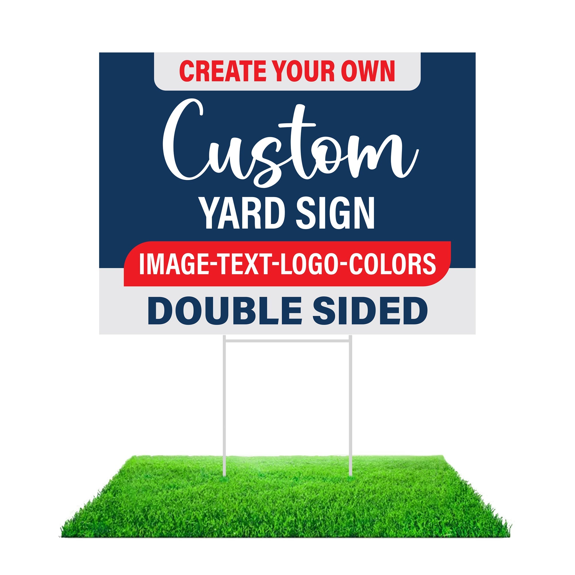 Custom Yard Sign – Personalized Outdoor Sign with Stake