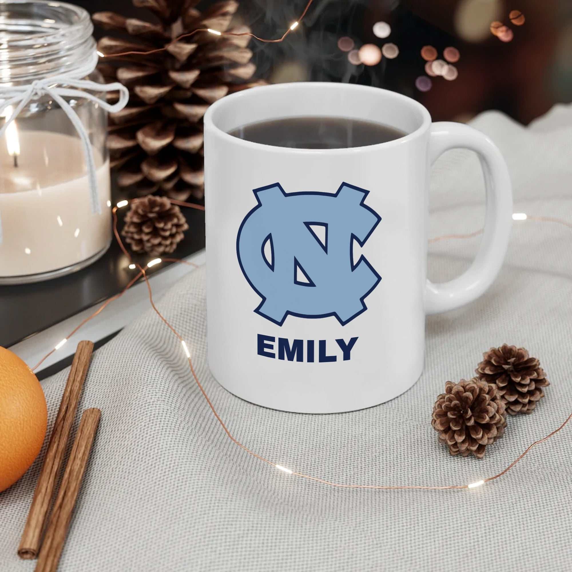 CN Mugs, UNC Tar Heels Mugs, University of Chapel Hill Mugs, UNC Grad 2025, Custom Mugs, Tar Heels, North Carolina Mugs, Personalized Gifts
