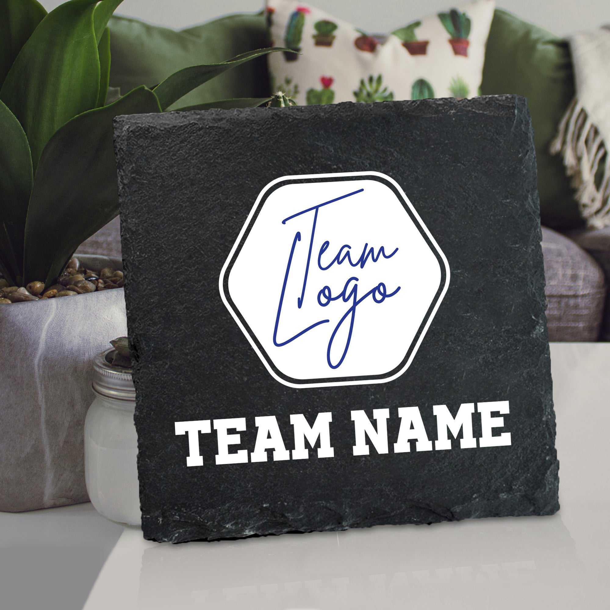 Customized Team Coasters, Custom Sports Team Logo Coasters, Personalized Coaster, Custom Housewarming Gift, Table Coaster, Gift for Dad