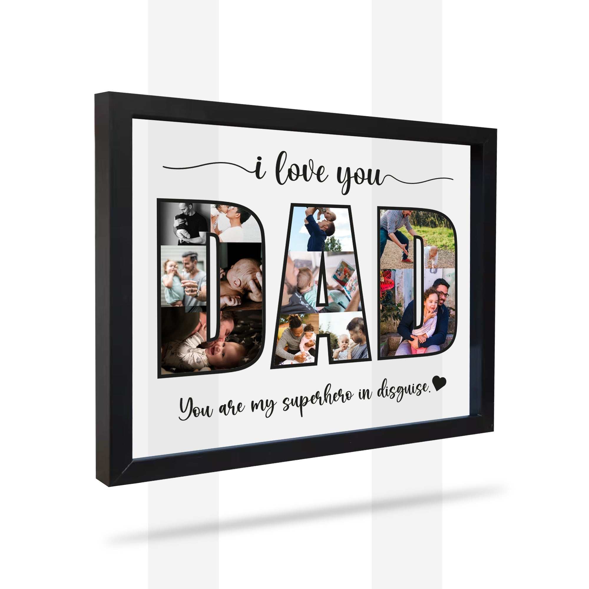 Father's Day Gift- Best Dad Ever- New Dad Gift- Daddy Photo Collage- Gift For Dad- Happy Fathers Day- The picture frame- New family Photo frame
