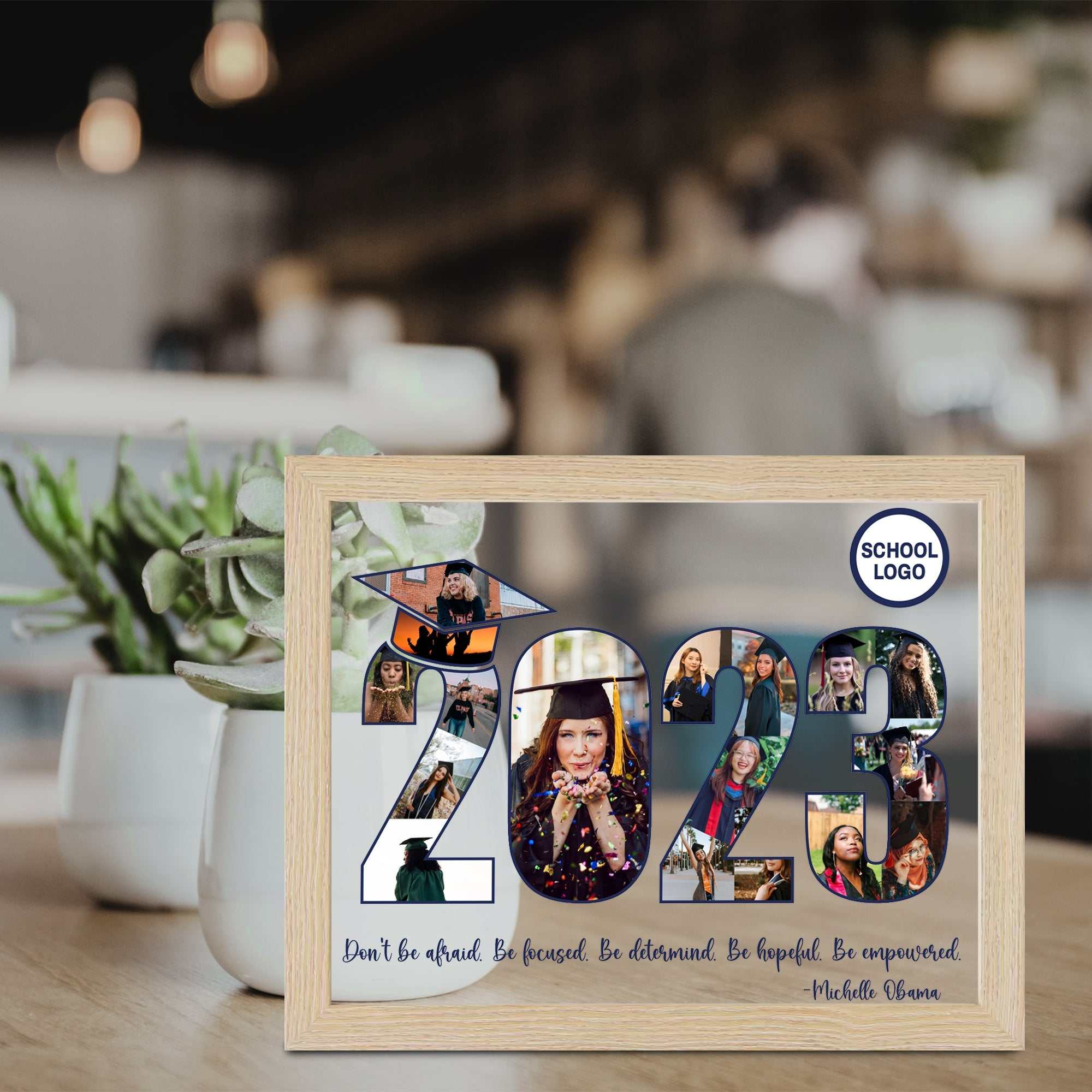 Graduation Picture Frame, Personalized Photo Frame, High School Graduation Gift, Gift for him, Gift for Grad, Graduation Gift, Class of 2023