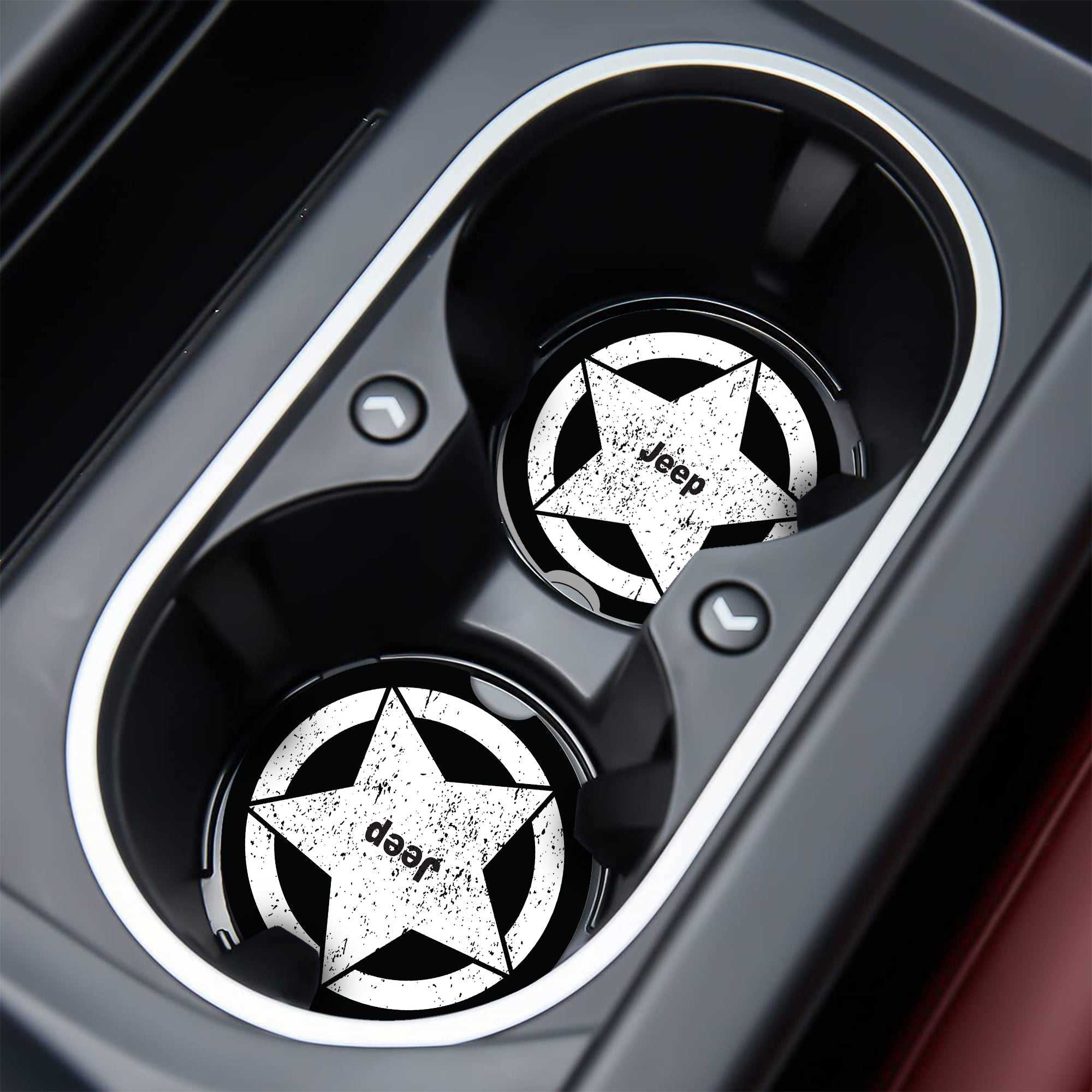 Jeep Car Coasters, Wrangler Car Coasters, Jeep Sandstone Car Coasters, Jeep Accessories, Jeep Assorted Car Coaster