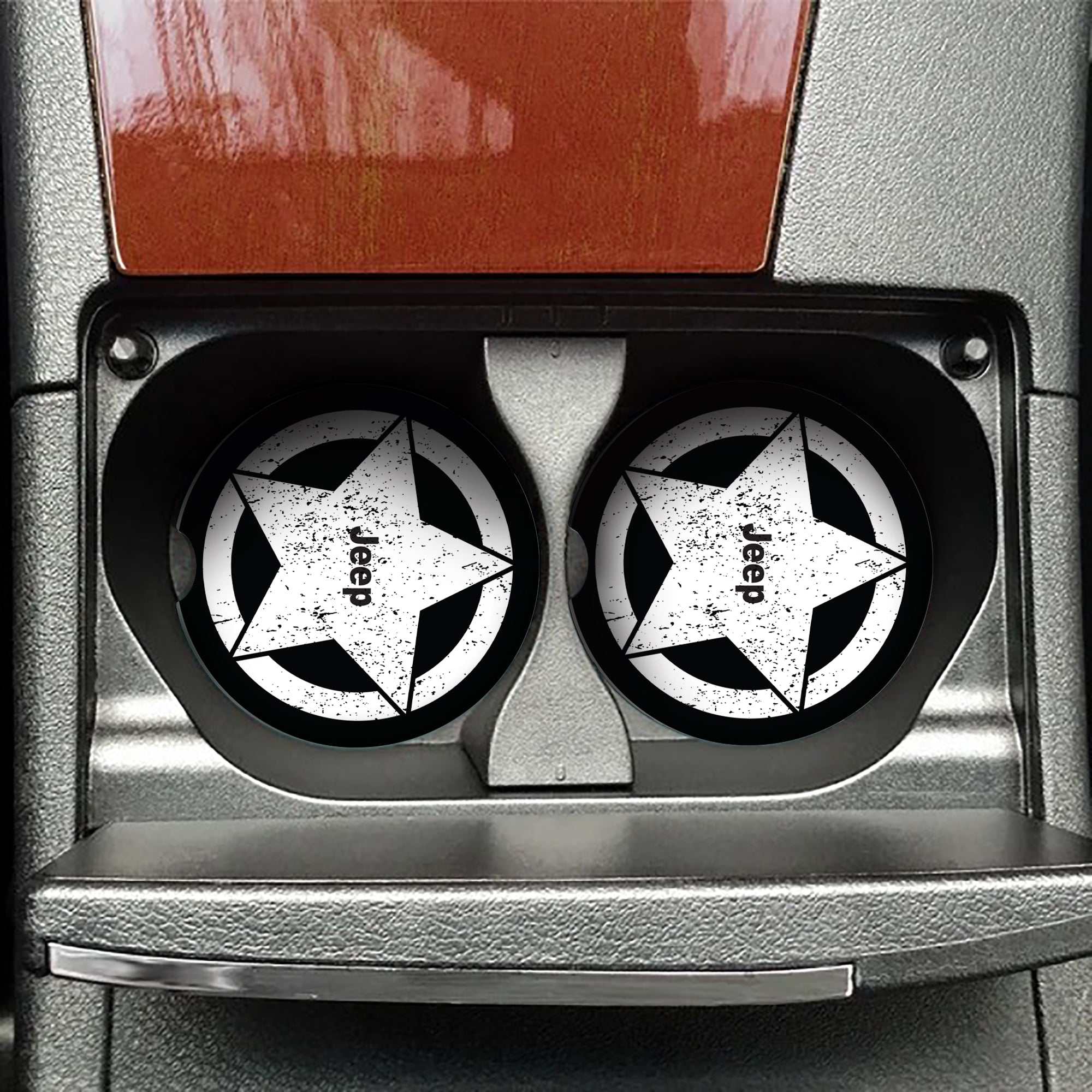 Jeep Car Coasters, Wrangler Car Coasters, Jeep Sandstone Car Coasters, Jeep Accessories, Jeep Assorted Car Coaster