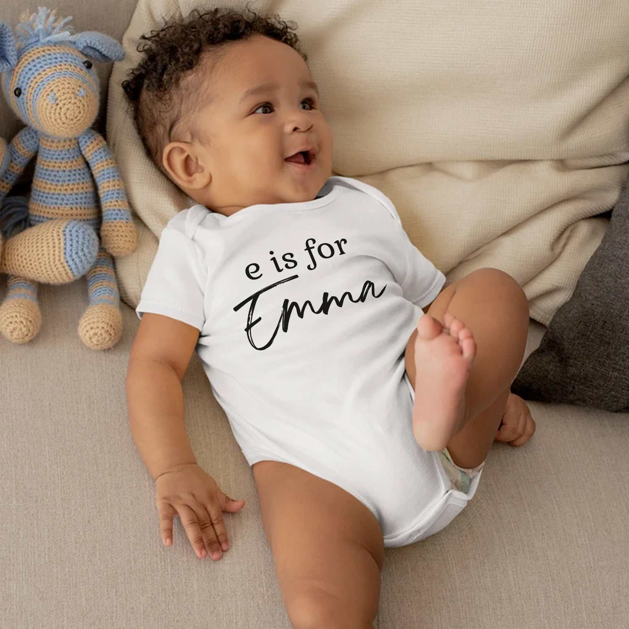 Personalized Baby Onesie®, Pregnancy Announcement Baby Onesie®, Baby Name Onesie®, Personalized Baby Girl Shirt