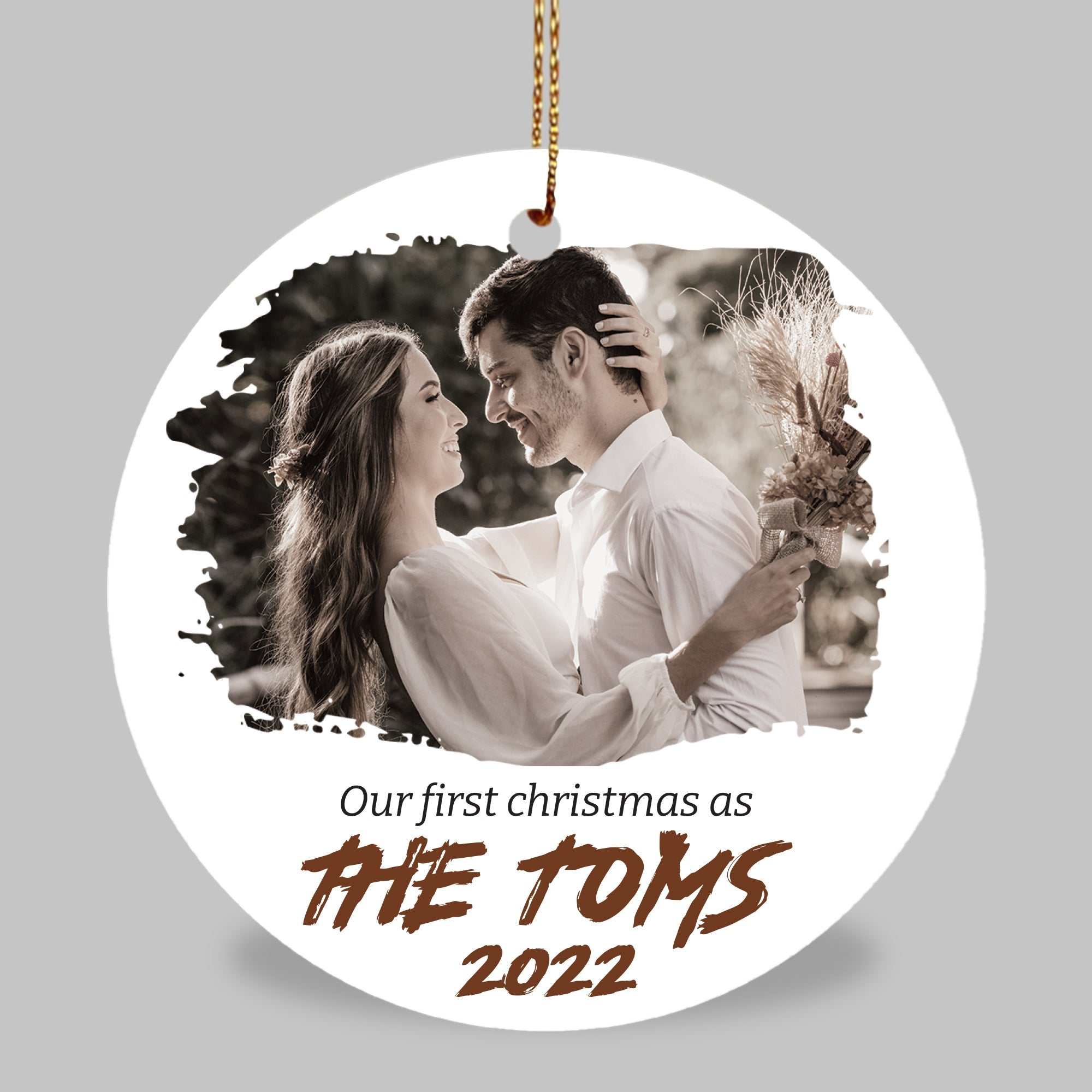 Personalized family ornament, Custom Family Christmas Ceramic Ornament, Personalized Ornament With Names, Christmas Gift