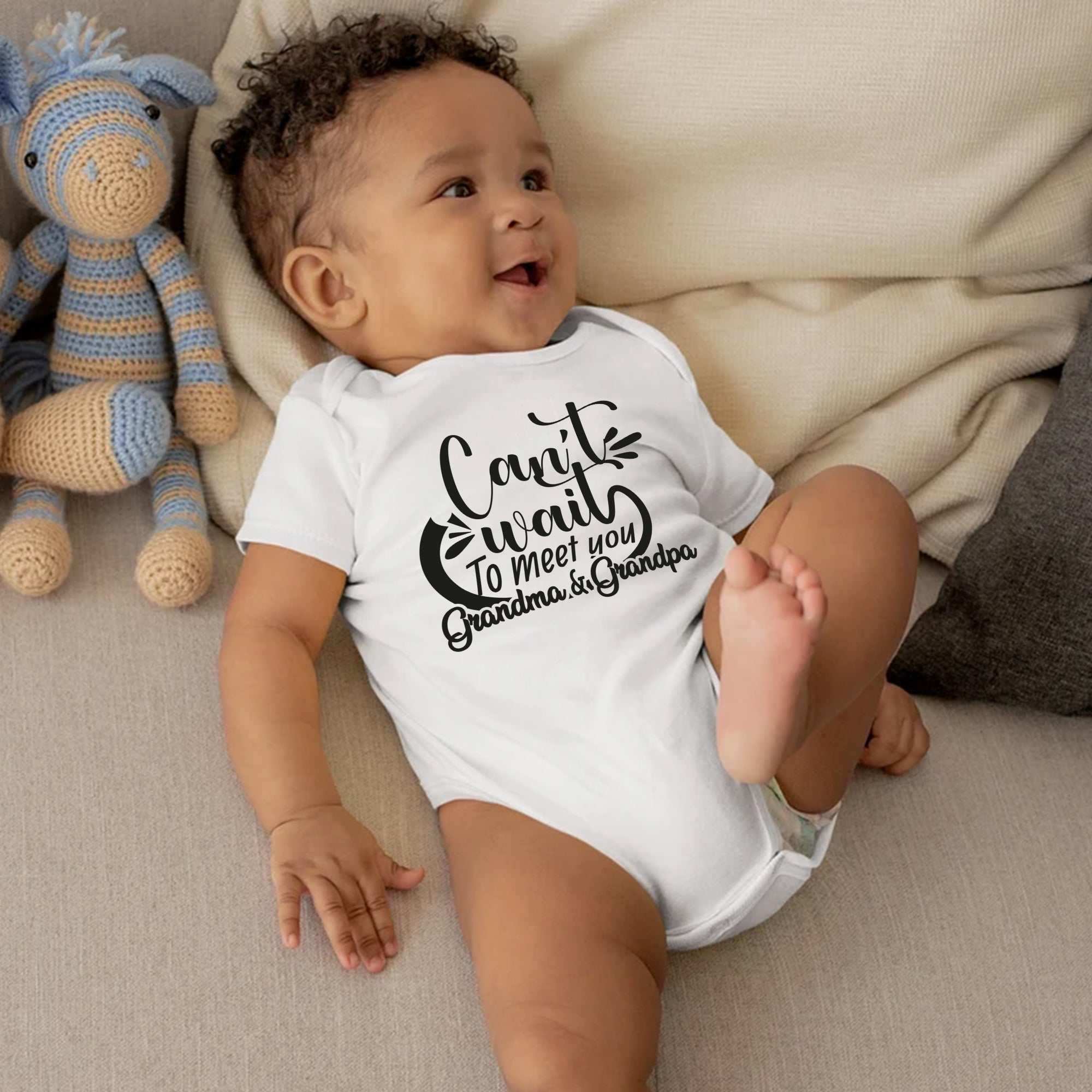 Pregnancy Announcement Bodysuit | Grandparents Reveal | New Baby Reveal | Promoted to Grandma | Baby Shower Gift | Coming Home Outfit