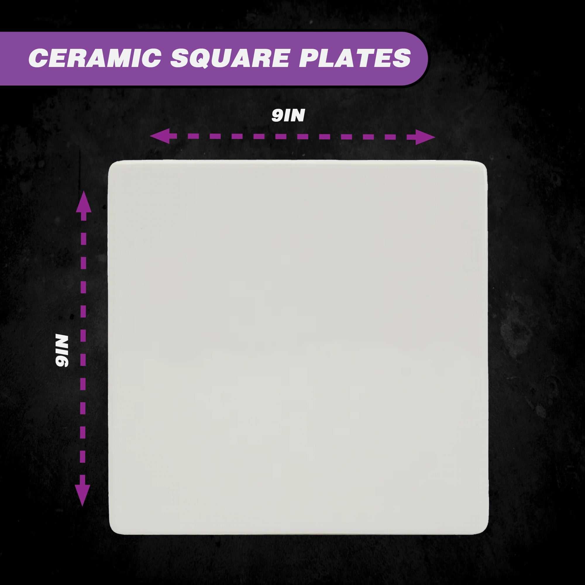 Custom Anniversary Tableware Square Plates Personalized Gift Anniversary Keepsake With Couple Name
