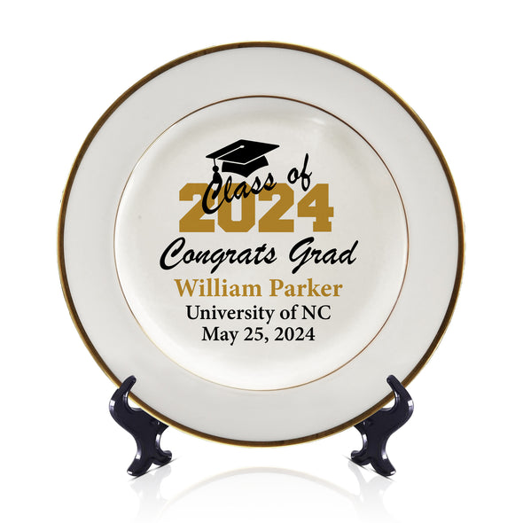 Class of 2024, Custom graduation gifts, Personalized Graduation, Graduation gifts, Graduation ceremony, Graduation party, Graduation cap, Graduation gown, Graduation diploma, Graduation celebration, Graduation decorations, Graduation keepsakes, Graduation class Graduation Plates, Grad Tableware, Graduation keepsakes