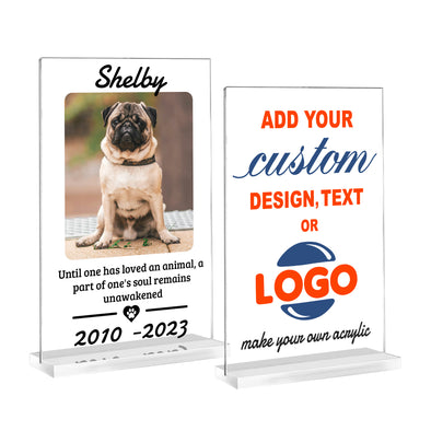 Elegant Signage Table Counters - Custom Text Sign - TableTop Acrylic Signs- Acrylic plaque