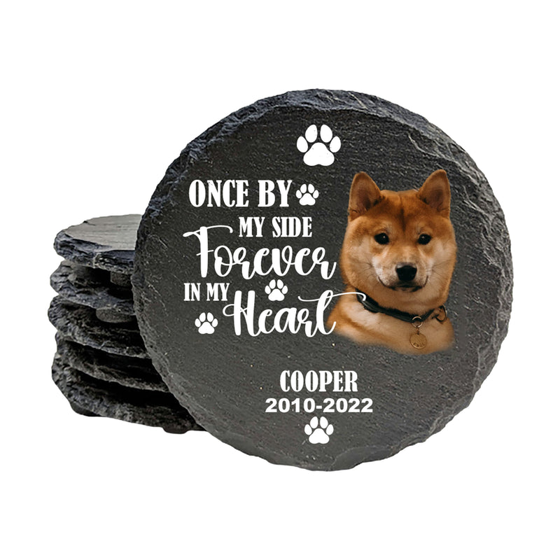 Slate Coasters with Personalized Pet Designs – Stylish Pet Lover's Accessories