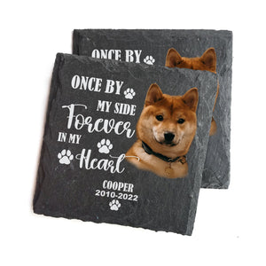 Slate Coasters with Personalized Pet Designs – Stylish Pet Lover's Accessories