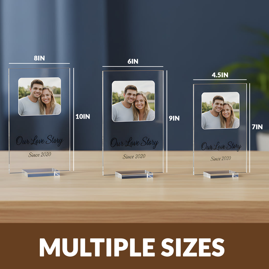 Custom Acrylic LED Sign — Personalized Photo, Logo or Memorial Plaque