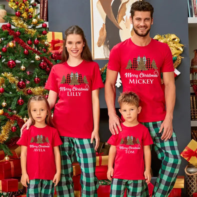 Christmas T-shirt | Merry Christmas Family Tshirt | Custom Christmas T-shirts