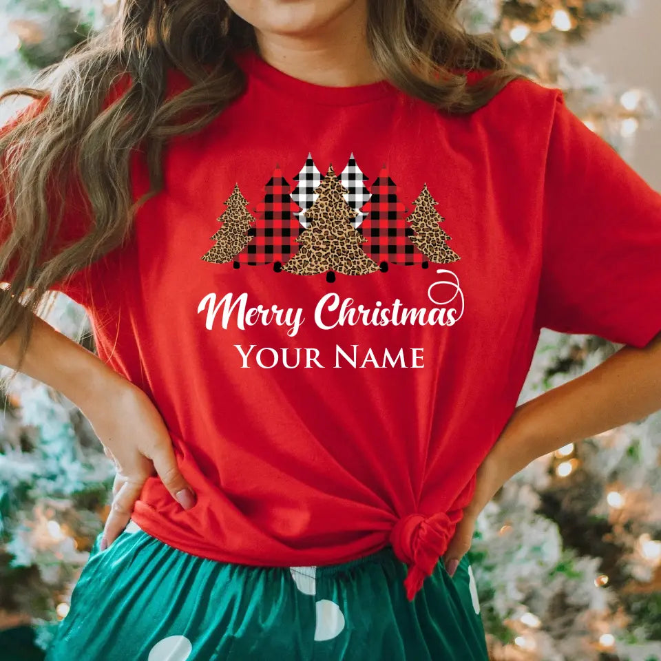 Christmas T-shirt | Merry Christmas Family Tshirt | Custom Christmas T-shirts