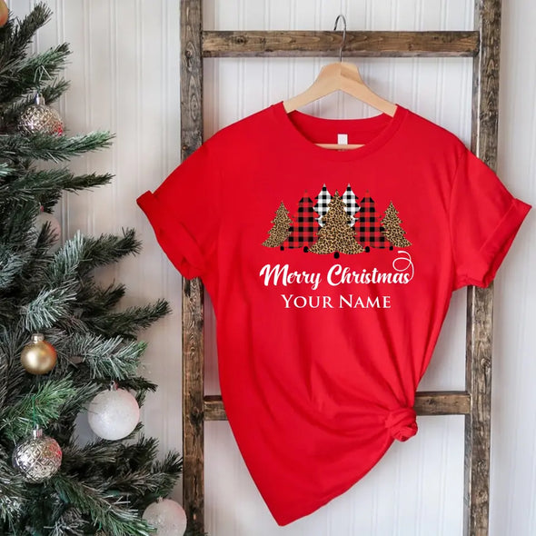 Christmas T-shirt | Merry Christmas Family Tshirt | Custom Christmas T-shirts