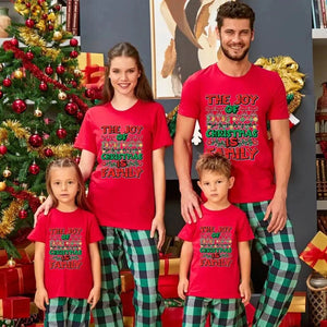 Christmas Family Shirts- The Joy Of Christmas Is Family - Christmas tree