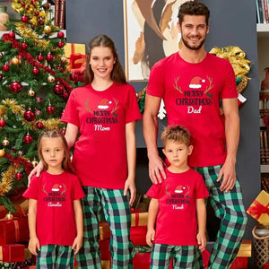 Christmas Celebrations with USA-Made Christmas Family T-Shirts | Personalized Christmas Tshirt 2023 | Family Shirt