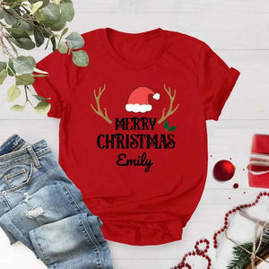 Christmas Celebrations with USA-Made Christmas Family T-Shirts | Personalized Christmas Tshirt 2023 | Family Shirt