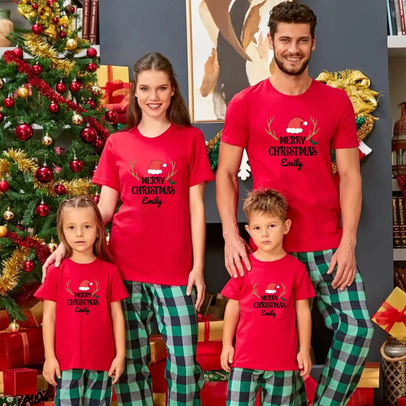 Christmas Celebrations with USA-Made Christmas Family T-Shirts | Personalized Christmas Tshirt 2023 | Family Shirt