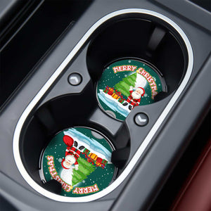 Christmas Car Coasters (6 Pack) - Festive Photo Coasters for Your Car's Cup Holders