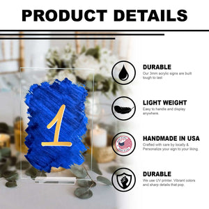 Custom Acrylic Sign with Stand | UV Printed Clear Display Personalized with Logo, Text, or Photo – Business or Gift Plaque (4.5x7)