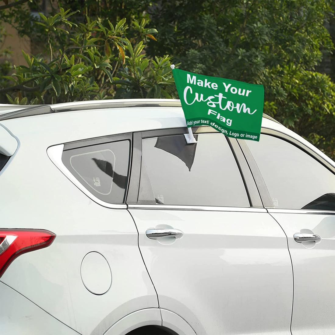 Bandera de coche personalizada | Bandera personalizada a una y doble cara