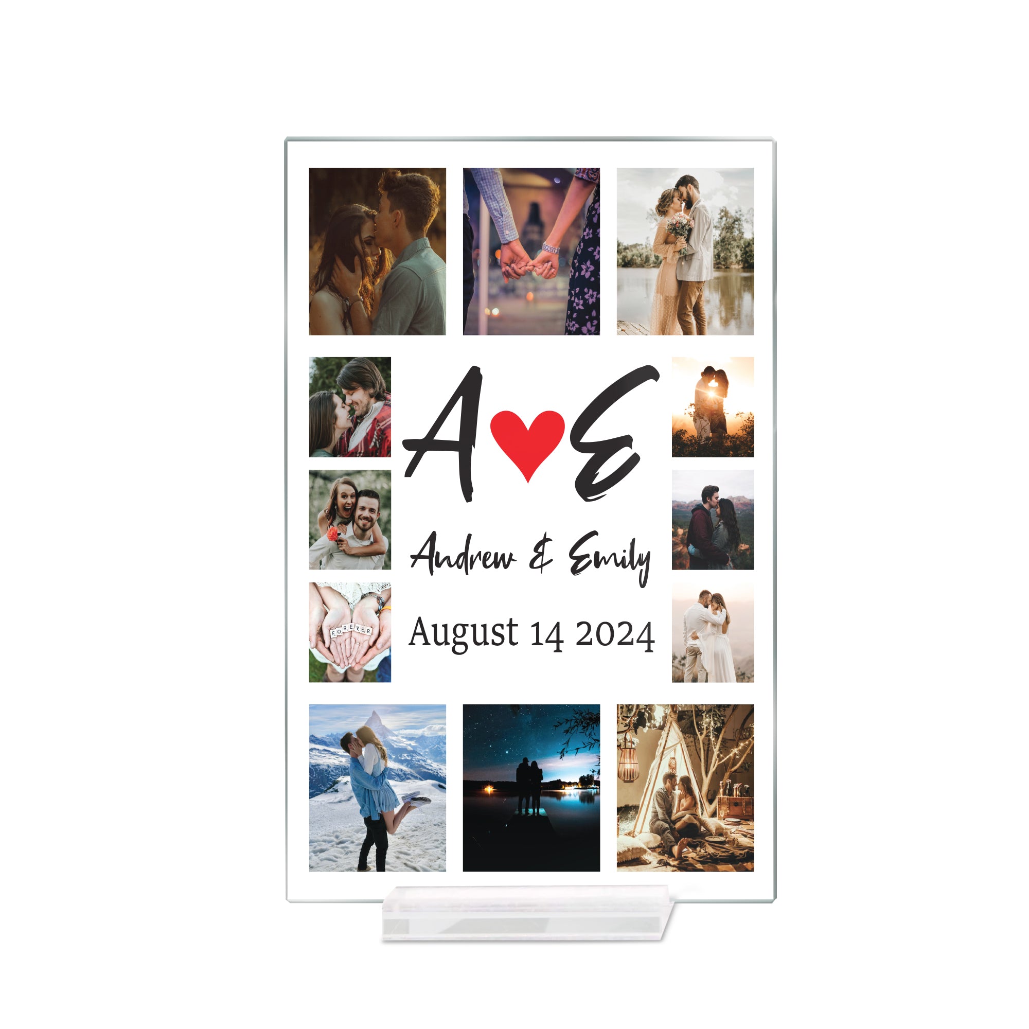 Personalized Acrylic Plaque | Custom Anniversary or Business Sign – Tabletop Keepsake with Your Text