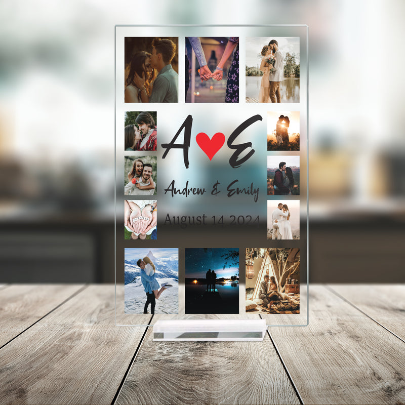 Personalized Acrylic Plaque | Custom Anniversary or Business Sign – Tabletop Keepsake with Your Text