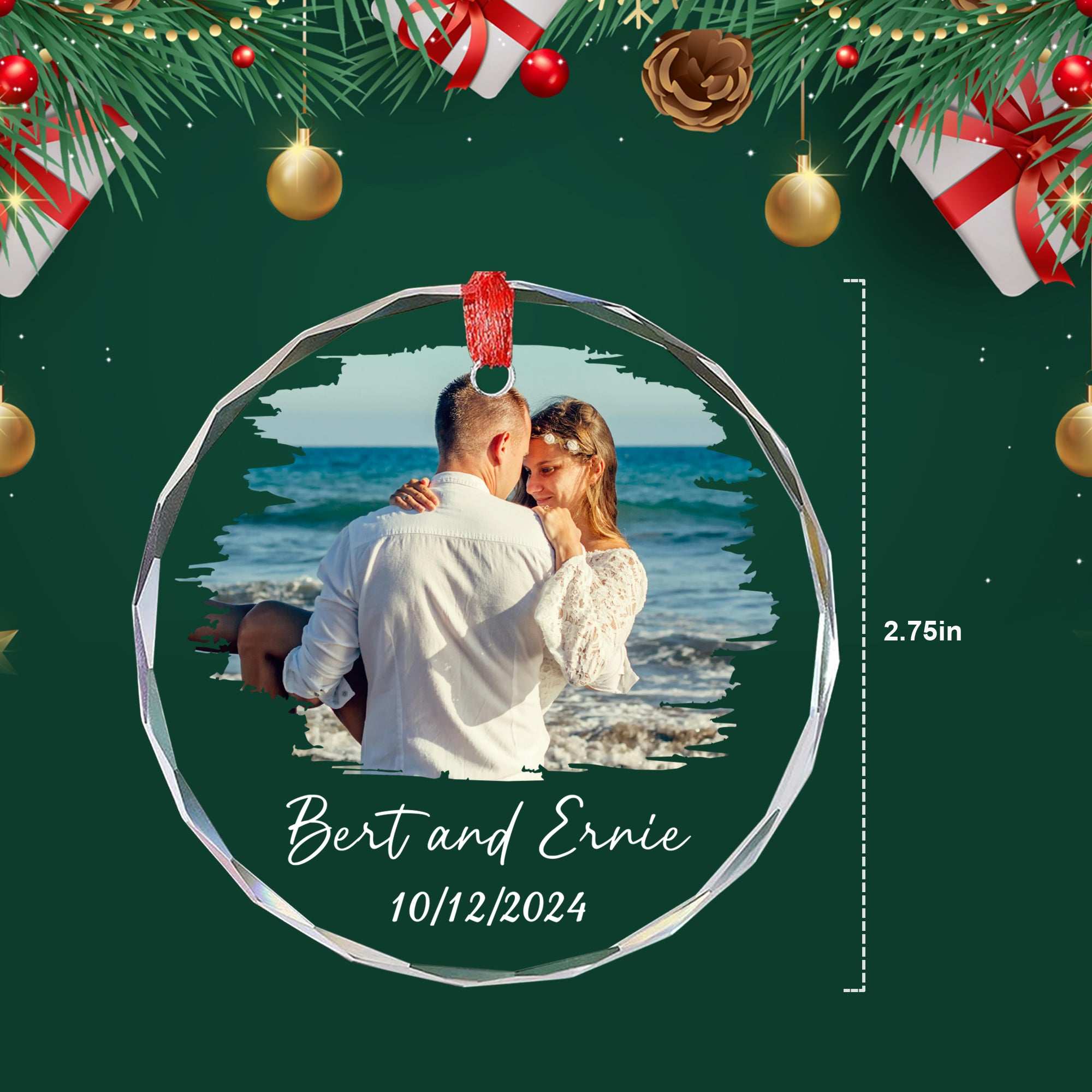 Personalized Christmas Ornaments – Custom 3