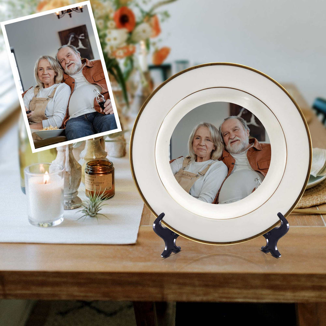 Platos personalizados con foto Platos personalizados con cualquier imagen, logotipo o diseño, Regalos personalizables para cualquier ocasión