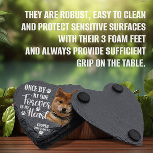 Slate Coasters with Personalized Pet Designs – Stylish Pet Lover's Accessories
