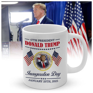 Trump Inauguration Coffee Mug | Funny Ceramic Political Gift for Home or Office – Pro Trump Tea or Coffee Cup