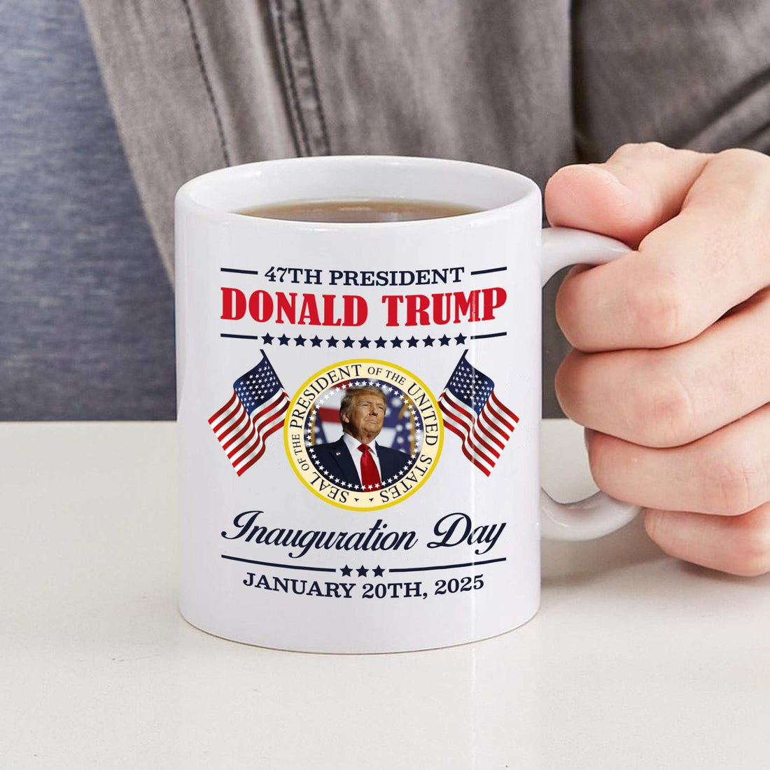 Trump Inauguration Coffee Mug | Funny Ceramic Political Gift for Home or Office – Pro Trump Tea or Coffee Cup