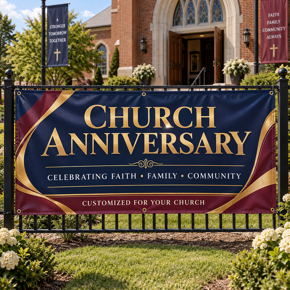 Custom Church Vinyl Banner | Local Pickup High Point, NC
