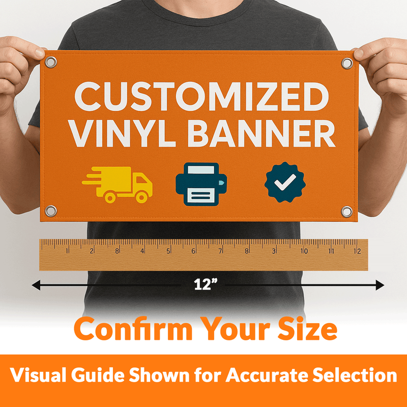 Custom Vinyl Banners – Personalized for Events, Business, Birthdays, Family Reunions – Grommets & Hem, Free Shipping USA – Miracle Prints NC