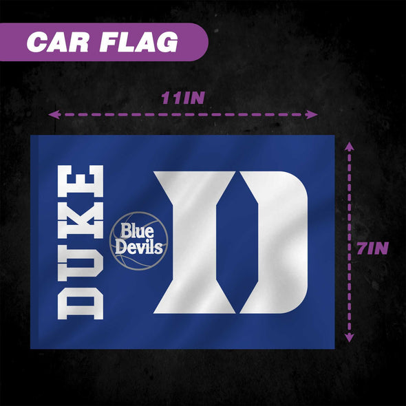 Duke blue devils flags, Duke team, Car flag for Duke, Team spirit flags, Football game, Gift for him, Personalized gifts