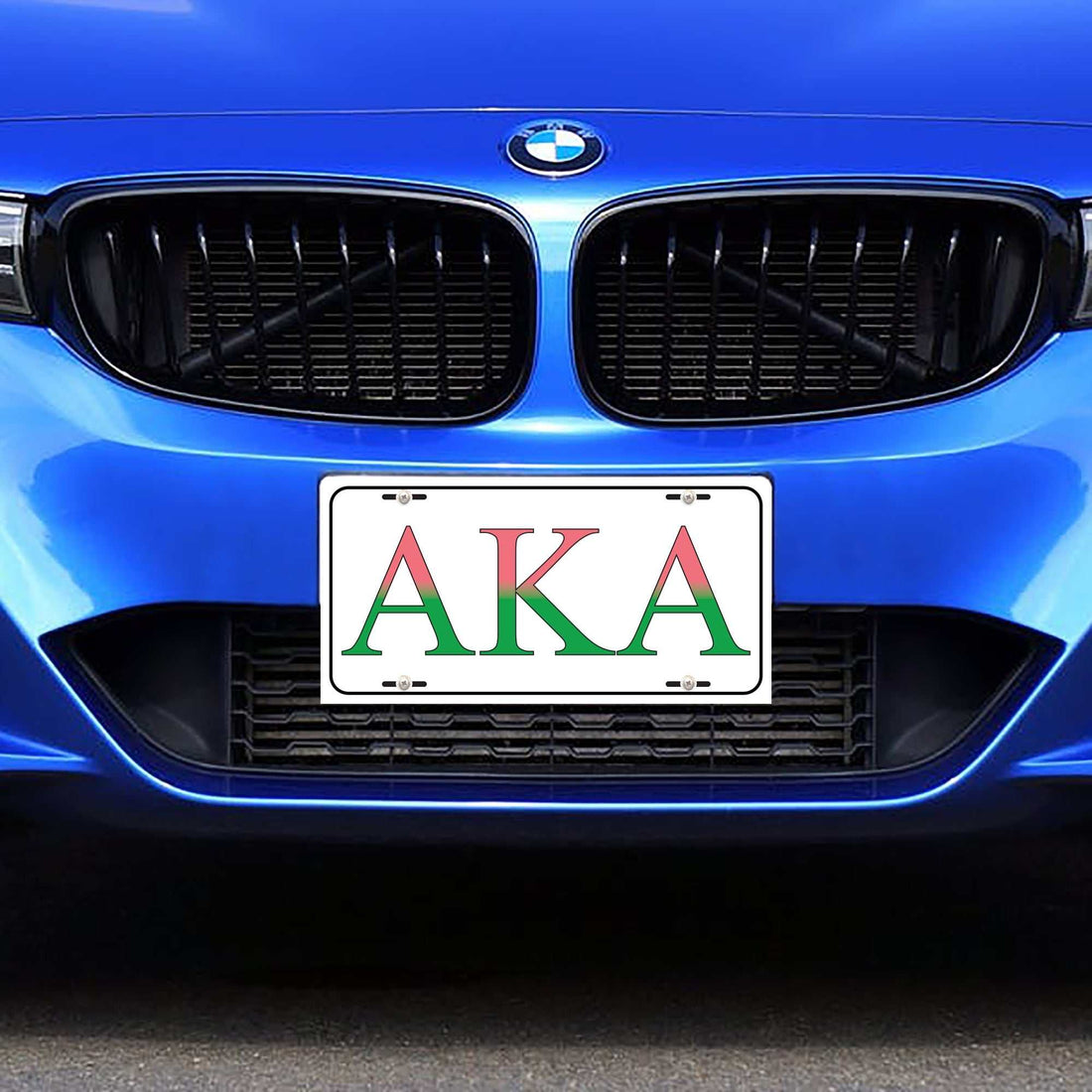 Matrícula personalizada AKA - Regalos AKA - Matrícula de coche - Matrícula personalizada para coche - Matrículas personalizables de Alpha Kappa Alpha