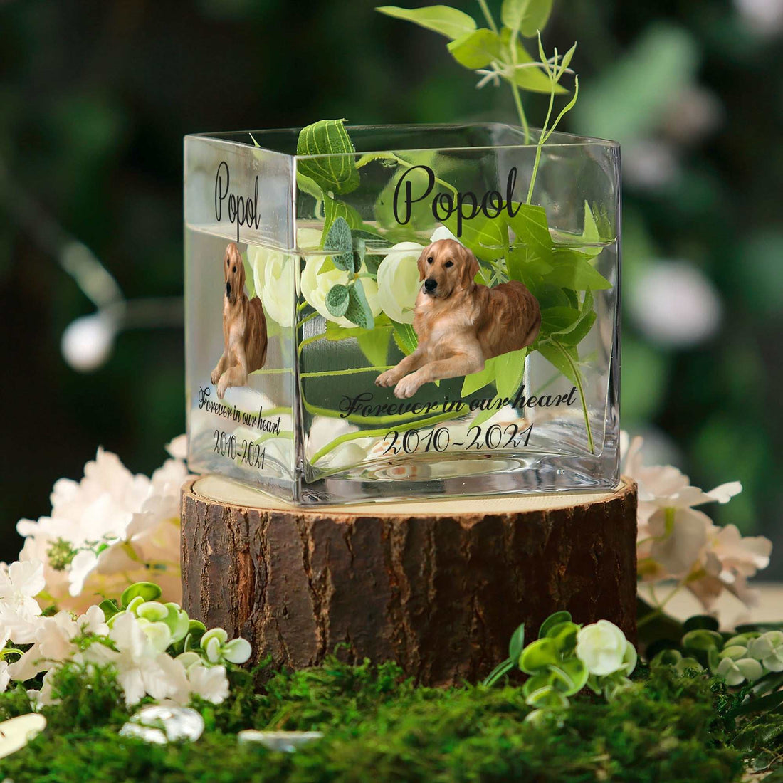 Crea tu propio jarrón con imagen personalizada - Jarrón con imagen personalizada - Jarrones personalizados para una decoración del hogar única - Jarrón de cristal personalizable