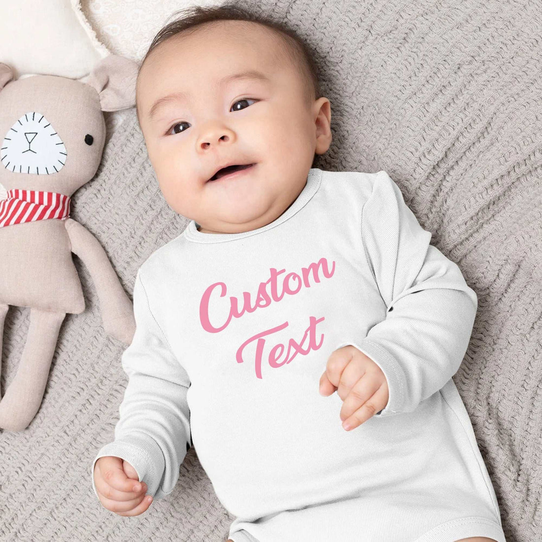 Body de bebé personalizado - Body de bebé para anuncio de embarazo, Body de bebé con nombre, Camiseta personalizada para bebé niña