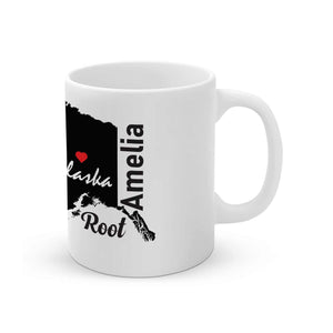 Custom Root Maps, States Coffee Mugs, Personalized Coffee Mug, Gift for Couples, Newly Engaged, State Root Mug, City Map Mug, Personalized Mugs