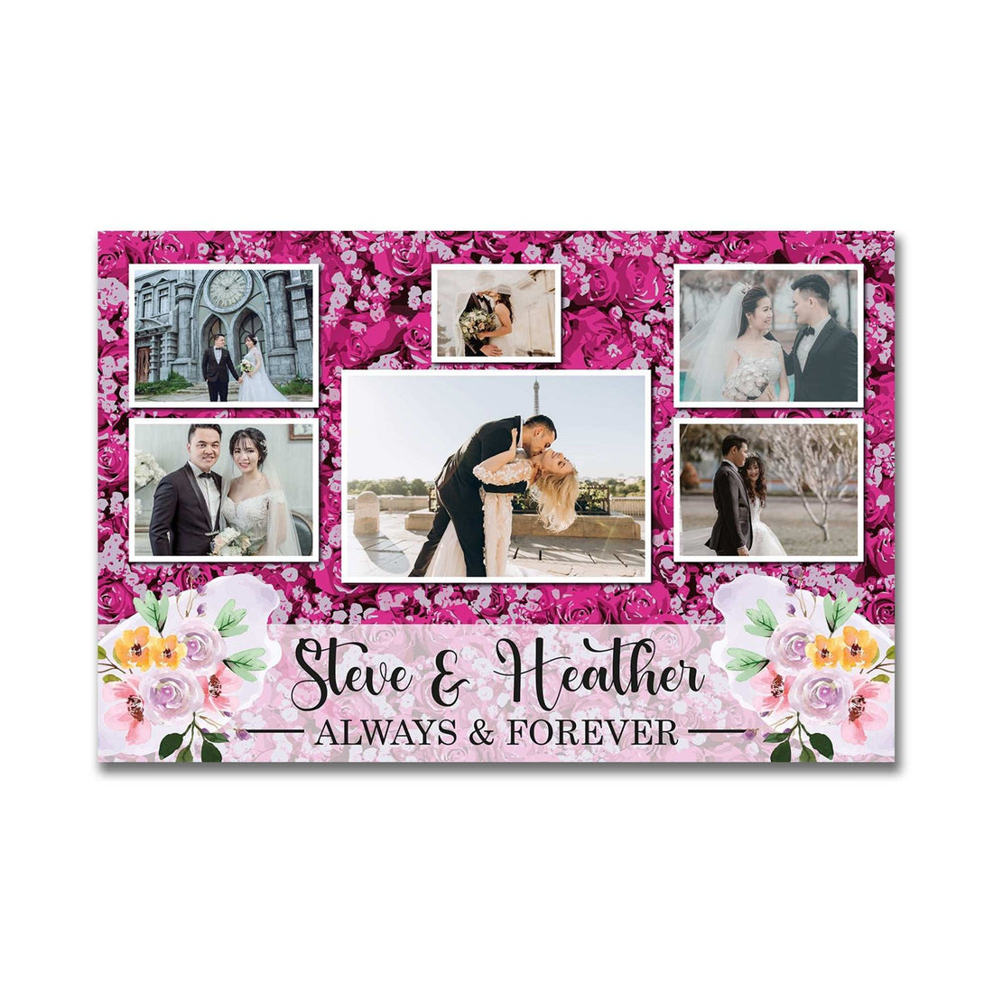 Lienzo Personalizado de Boda - Captura Tu Día Especial Para Siempre