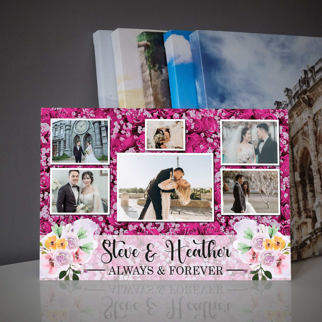 Lienzo Personalizado de Boda - Captura Tu Día Especial Para Siempre