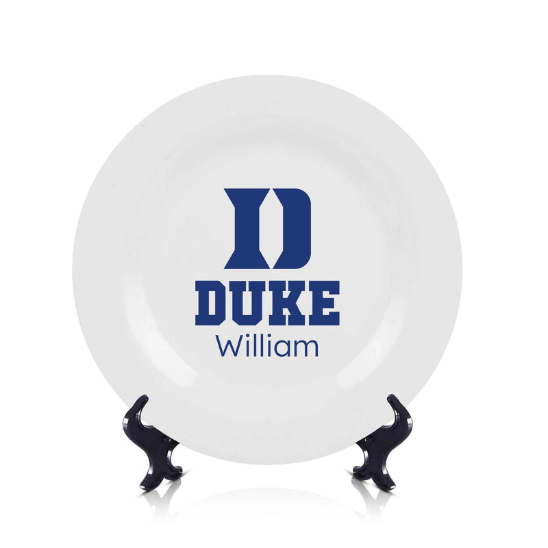 Custom duke blue devils plate Fathers Day Gift duke university logo plate