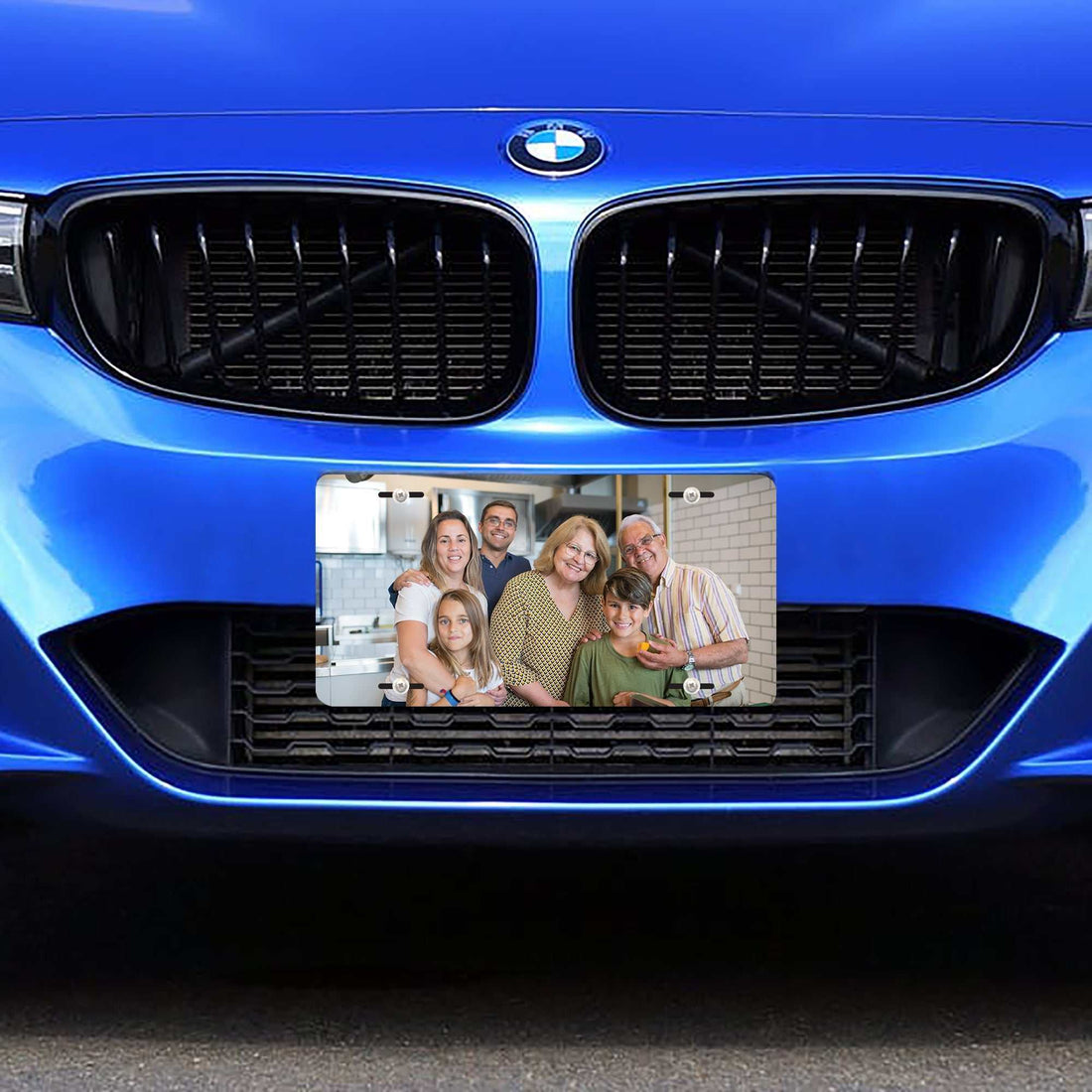 Matrícula personalizada - Placa de matrícula con foto - Matrícula de coche personalizada - Esenciales para el coche