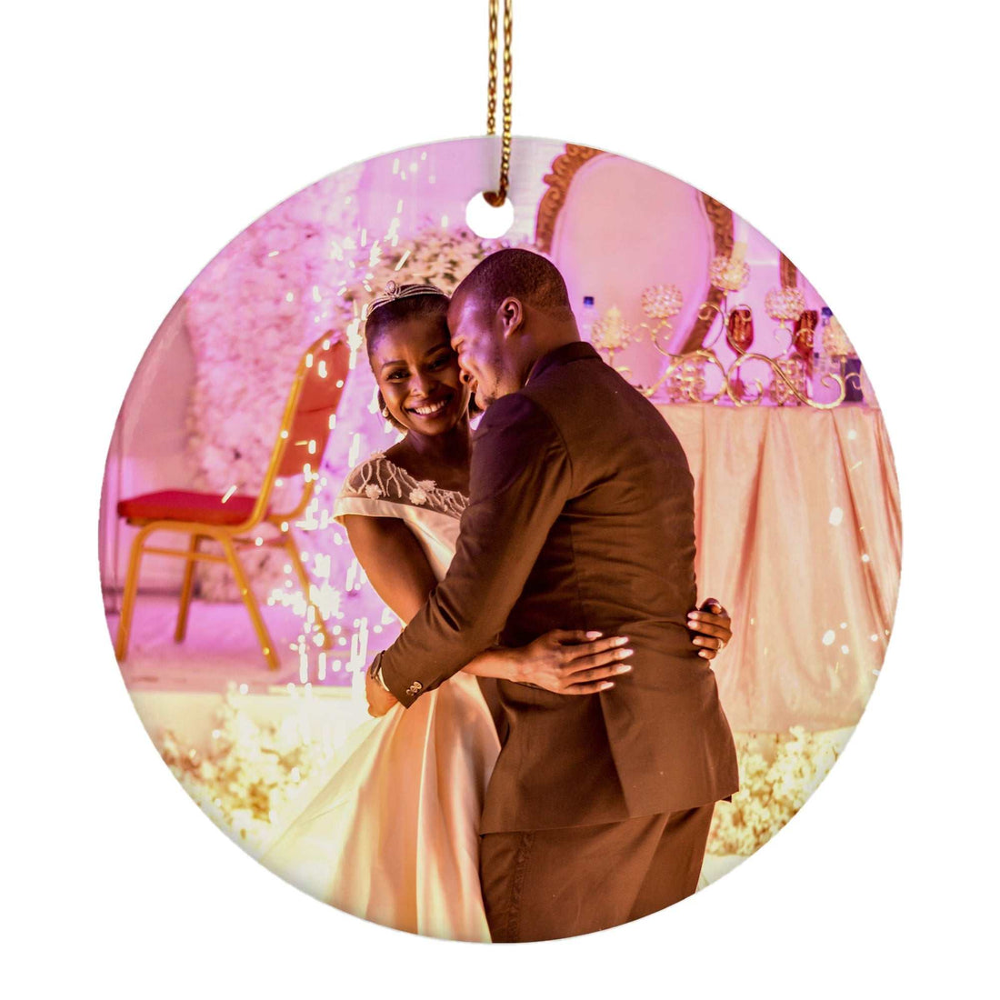 Adornos de Navidad personalizados - Adornos de cerámica con foto - Adornos de fotos - Adornos navideños con foto - Recuerdos navideños únicos - Regalos personalizados