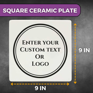 Customized Plate Personalized 9