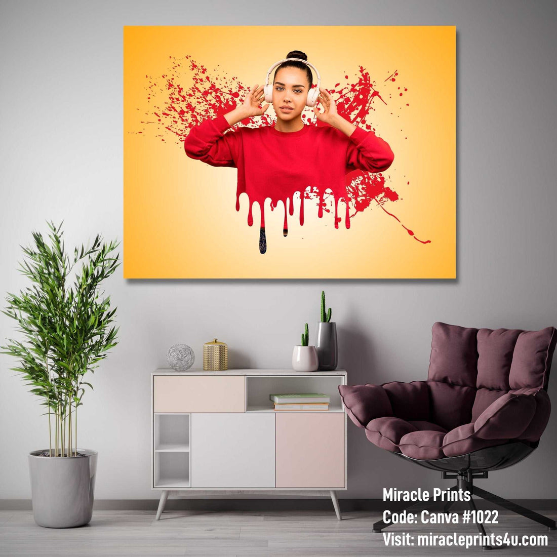 Lienzo con Efecto Goteo - Crea Arte Único