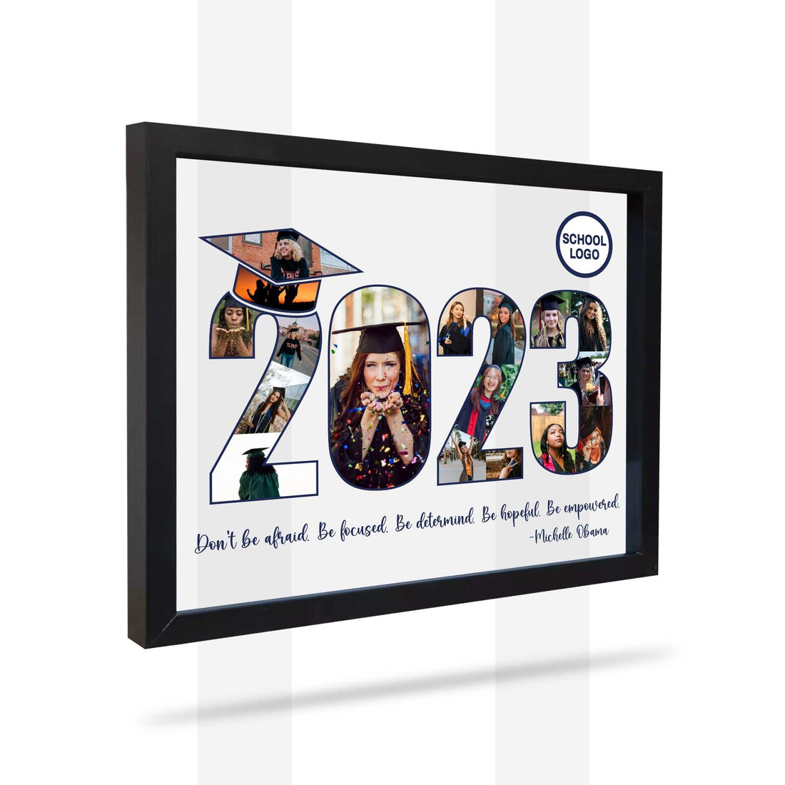 Marco de fotos de graduación, marco de fotos personalizado, regalo de graduación de secundaria, regalo para él, regalo para graduado, regalo de graduación, Clase de 2023