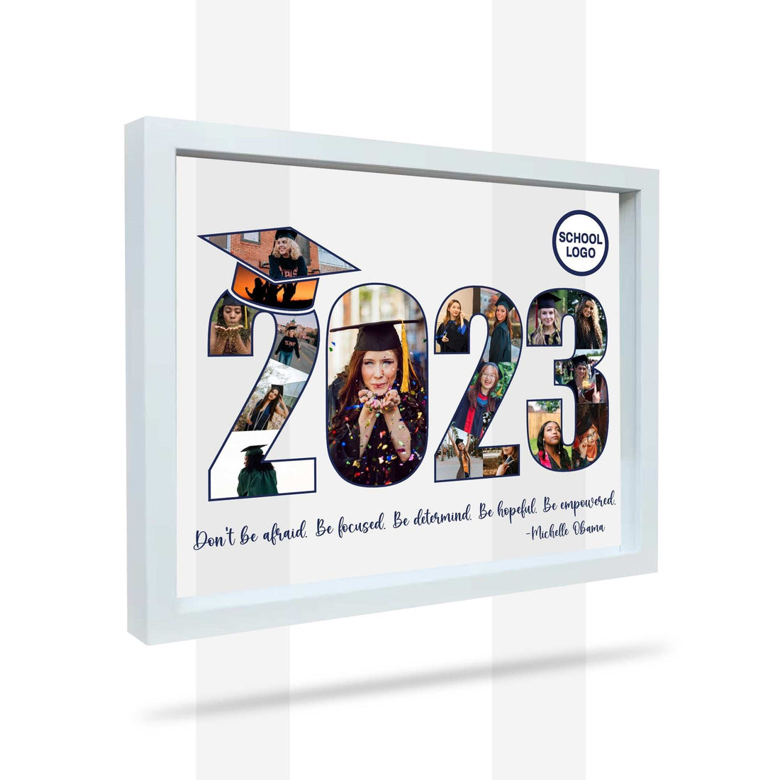 Marco de fotos de graduación, marco de fotos personalizado, regalo de graduación de secundaria, regalo para él, regalo para graduado, regalo de graduación, Clase de 2023