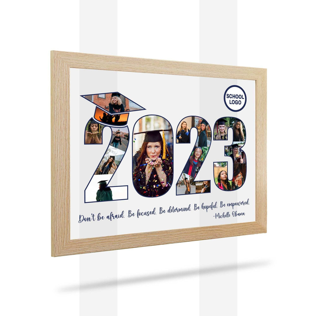 Marco de fotos de graduación, marco de fotos personalizado, regalo de graduación de secundaria, regalo para él, regalo para graduado, regalo de graduación, Clase de 2023